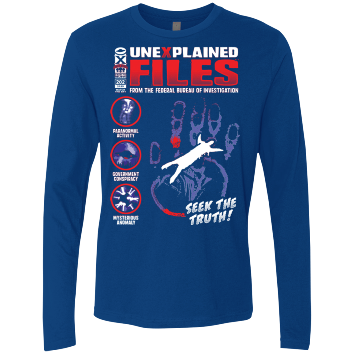 Unexplained Files Men's Premium Long Sleeve