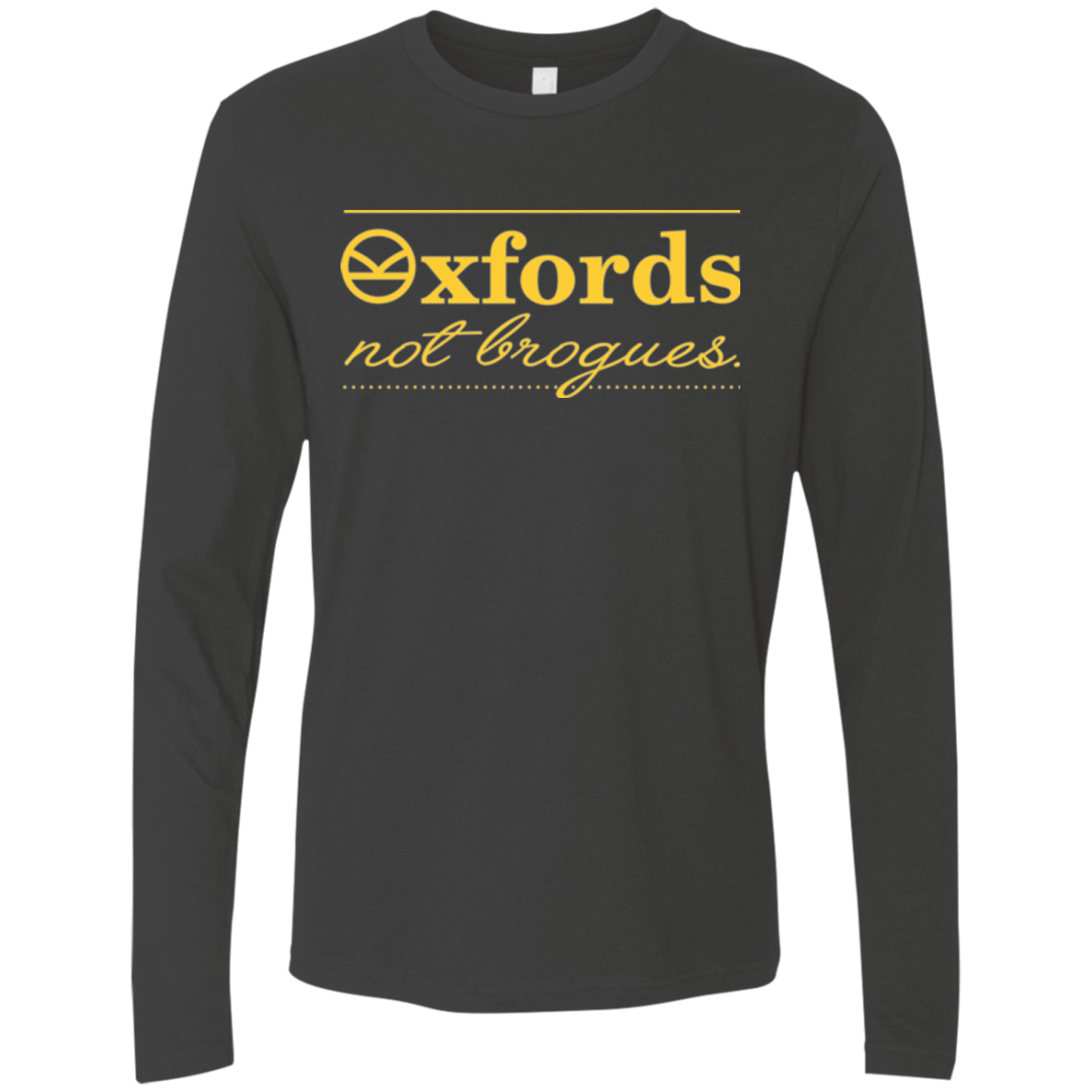 Oxfords Not Brogues Men's Premium Long Sleeve