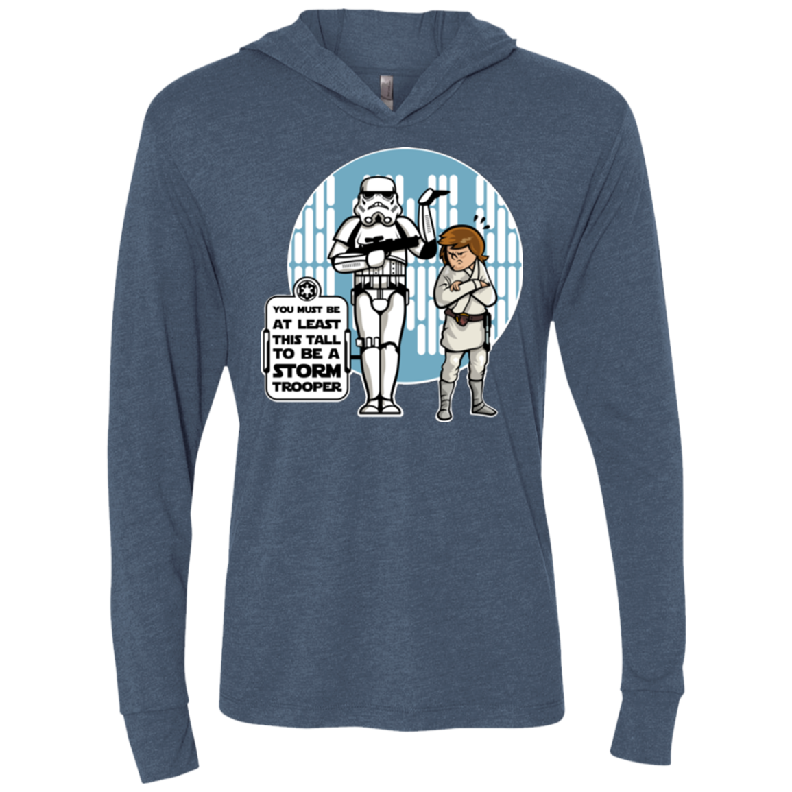 This Tall Triblend Long Sleeve Hoodie Tee