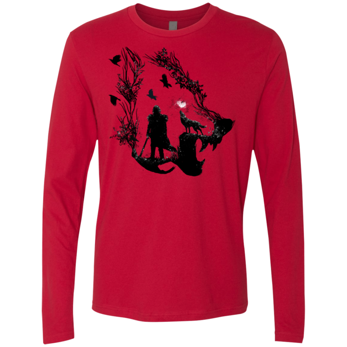 Lone wolf Men's Premium Long Sleeve