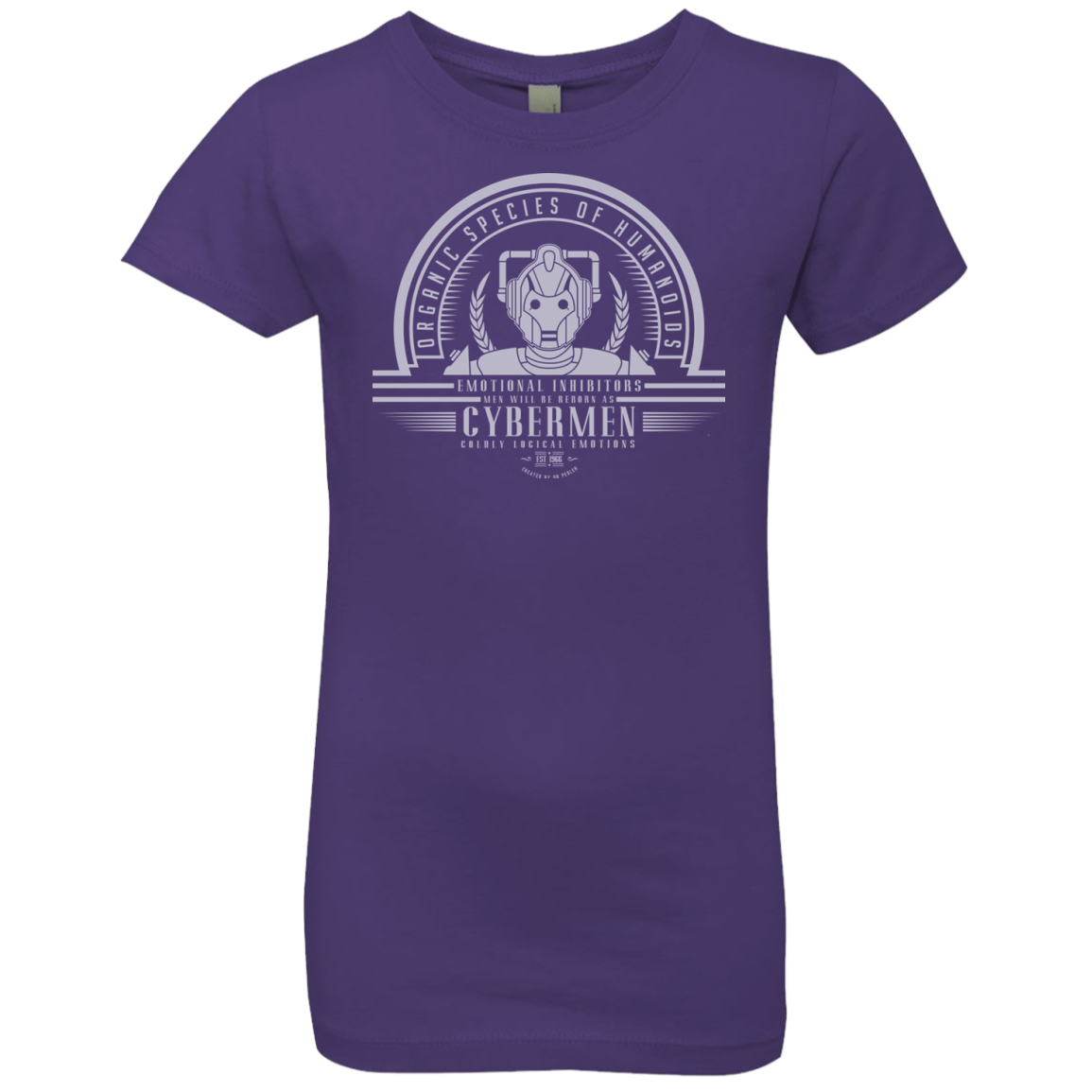 Who Villains Cybermen Girls Premium T-Shirt