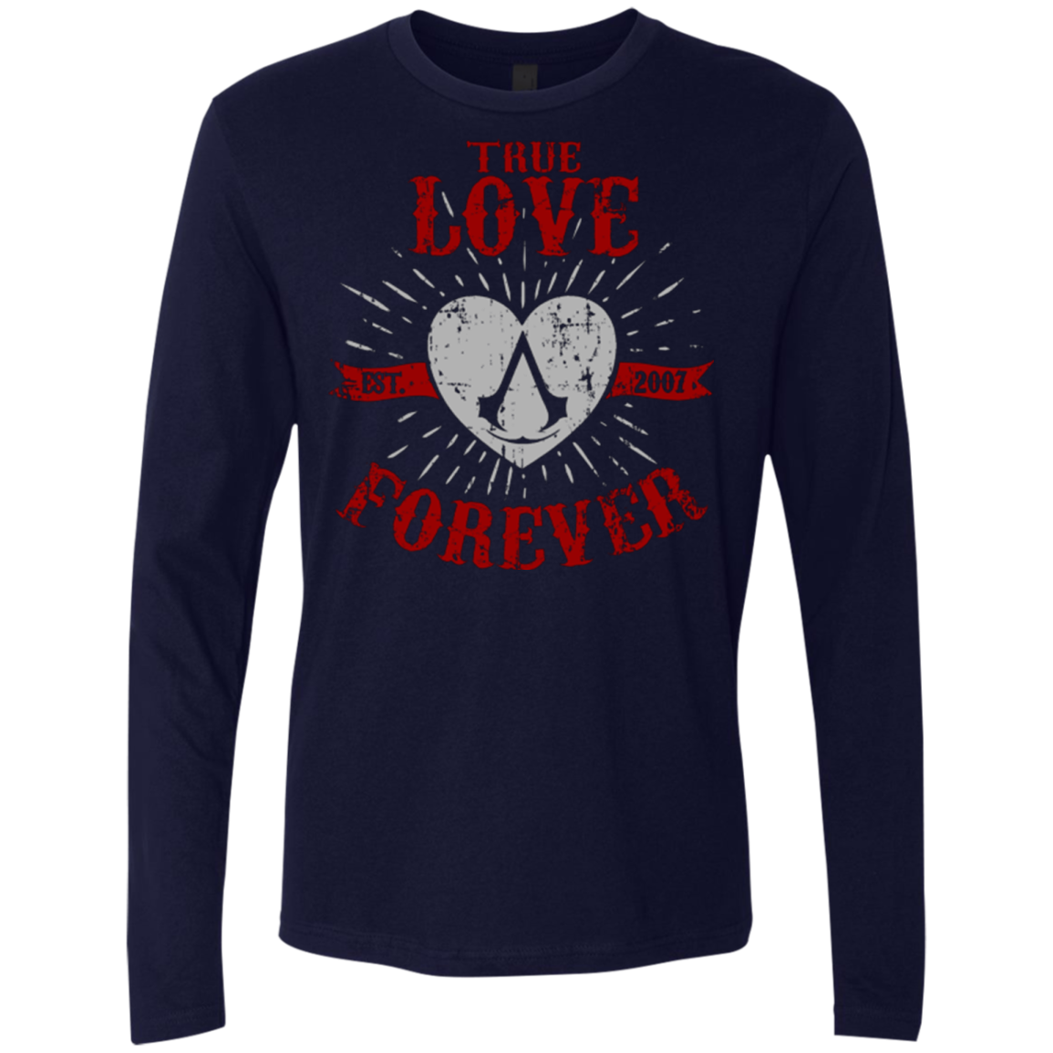 True Love Forever Assasin Men's Premium Long Sleeve