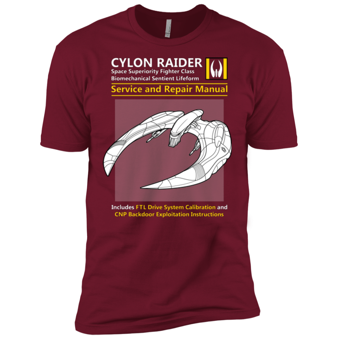 CYLON RAIDER SERVICE & REPAIR MANUAL Men's Premium T-Shirt