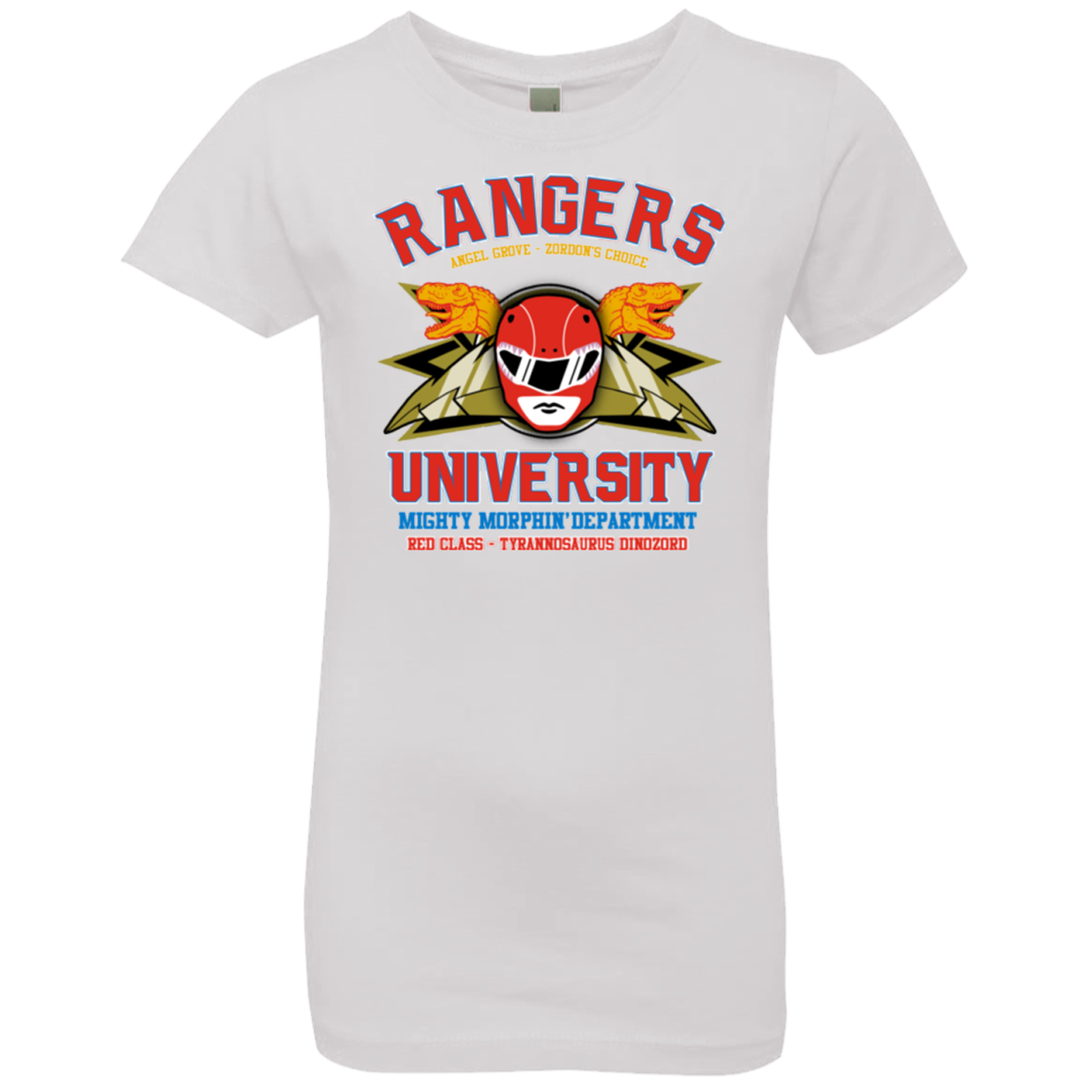 Rangers U - Red Ranger Girls Premium T-Shirt