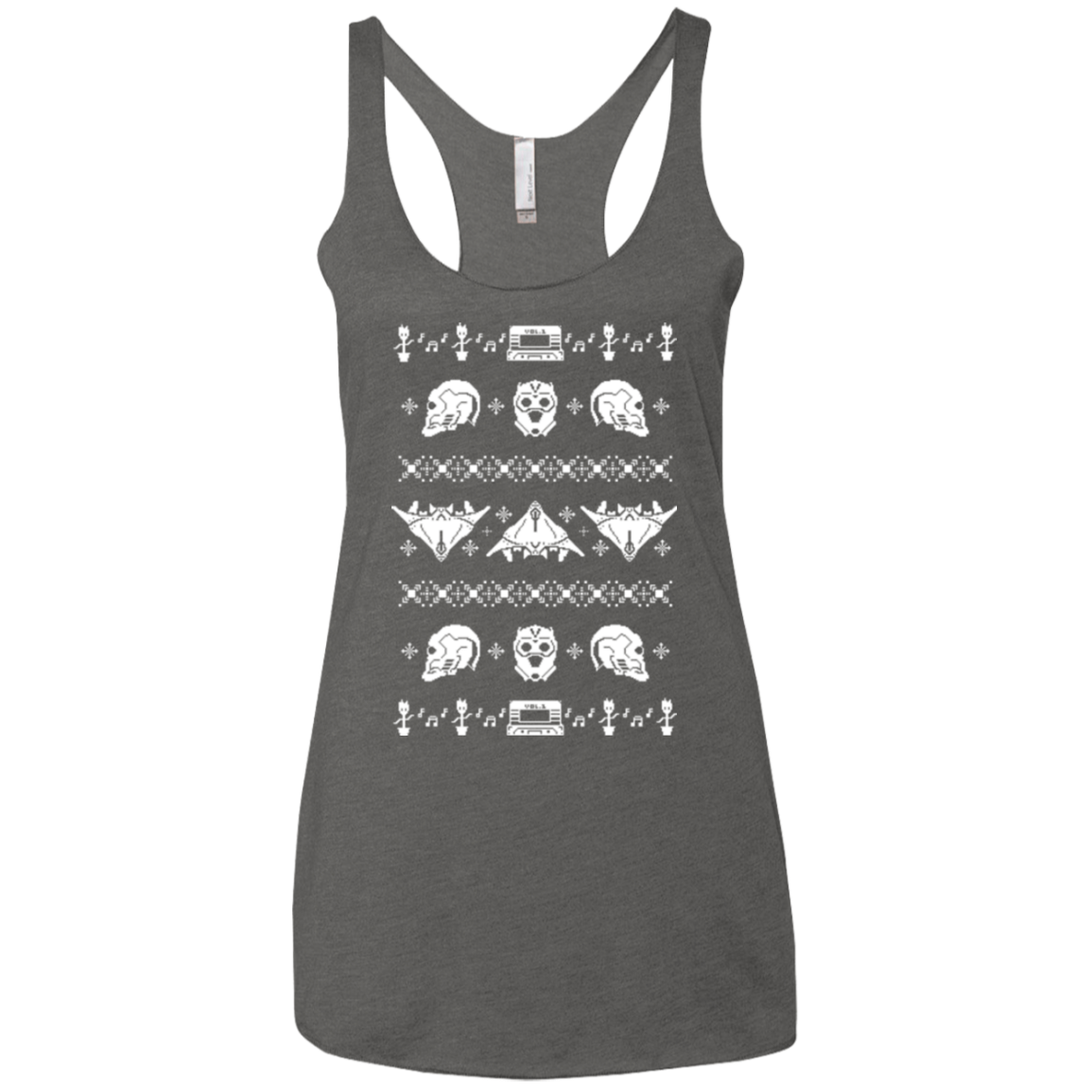 Merry Christmas A-Holes 2 Women's Triblend Racerback Tank