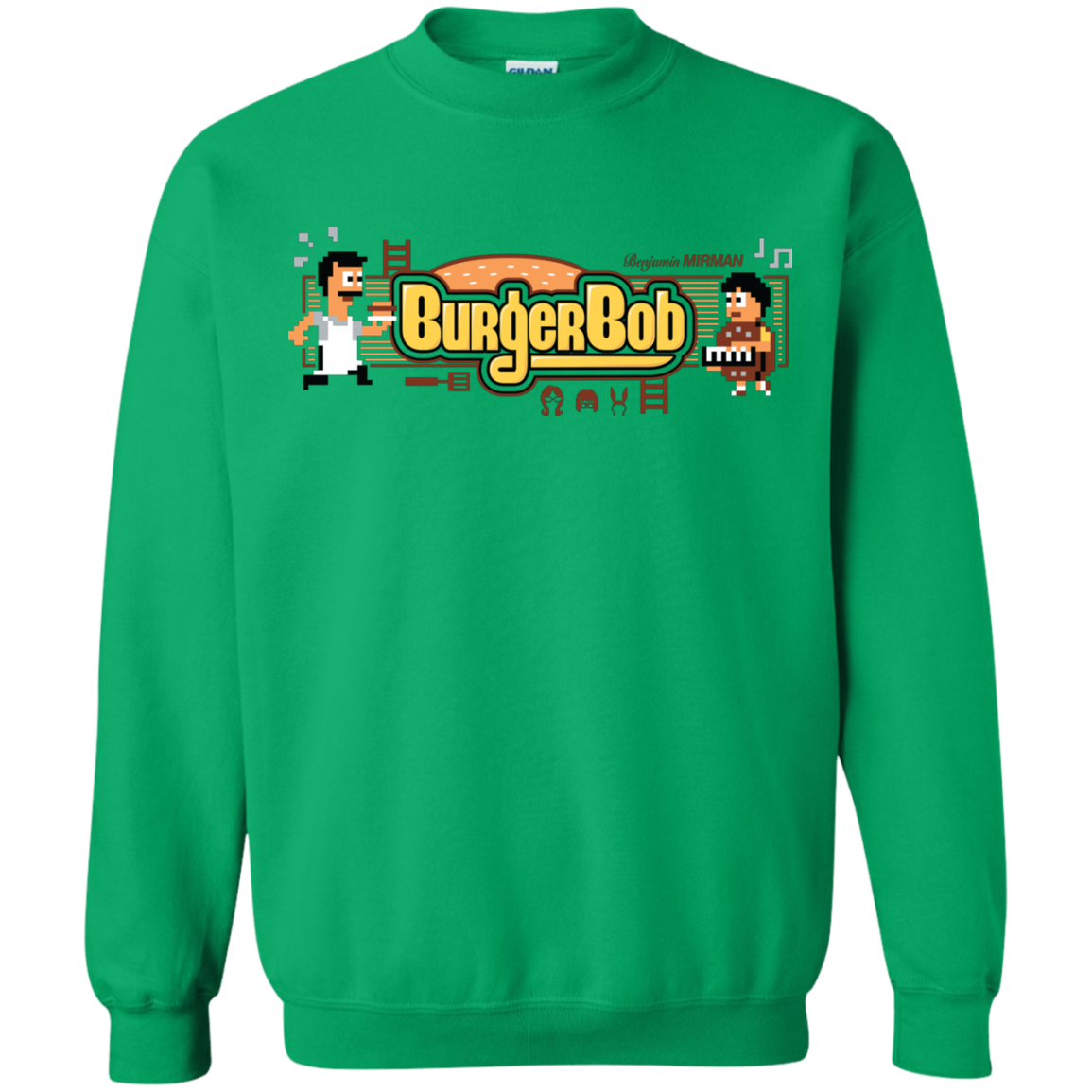 Burger Bob Crewneck Sweatshirt