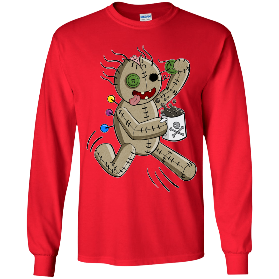 Voodoo Coffee Runner Youth Long Sleeve T-Shirt