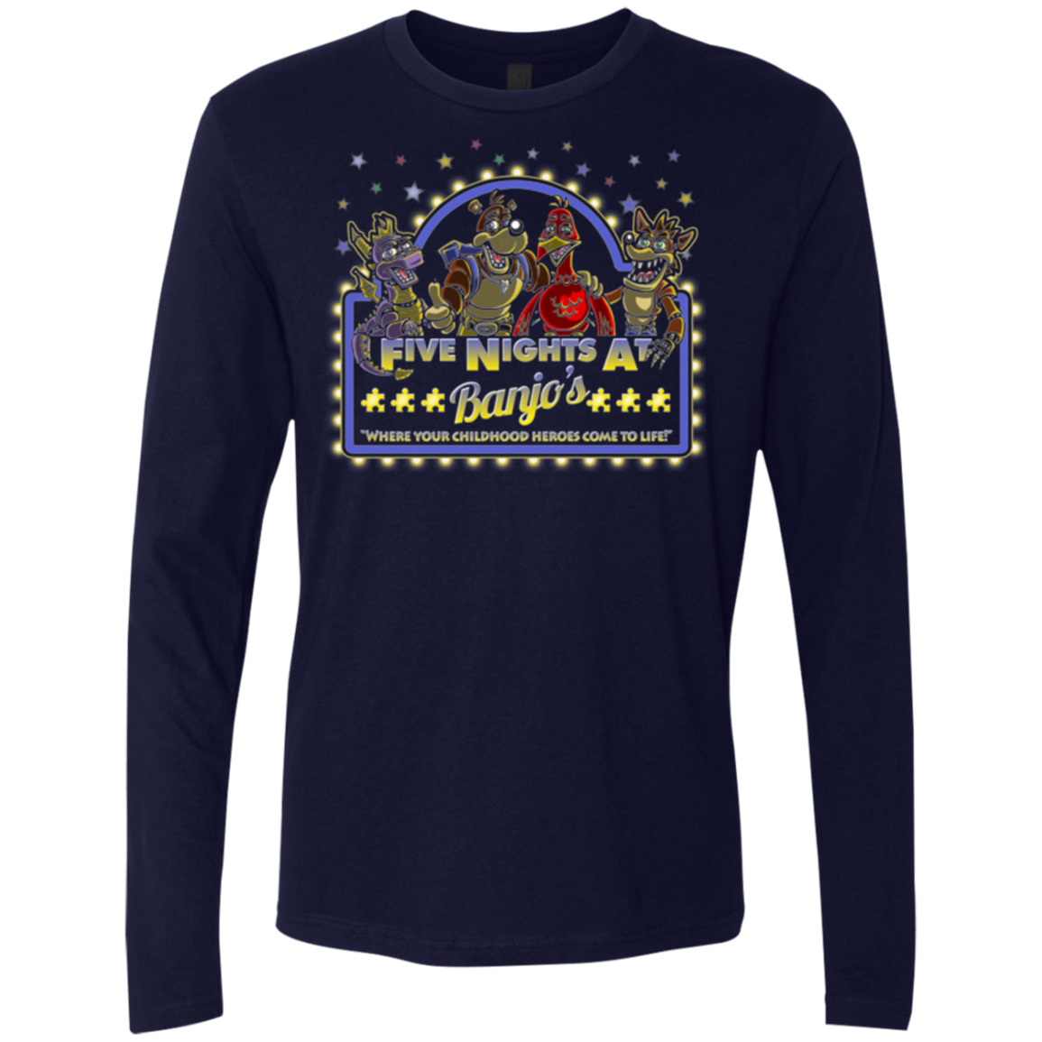 Five Nights at Banjos Men's Premium Long Sleeve