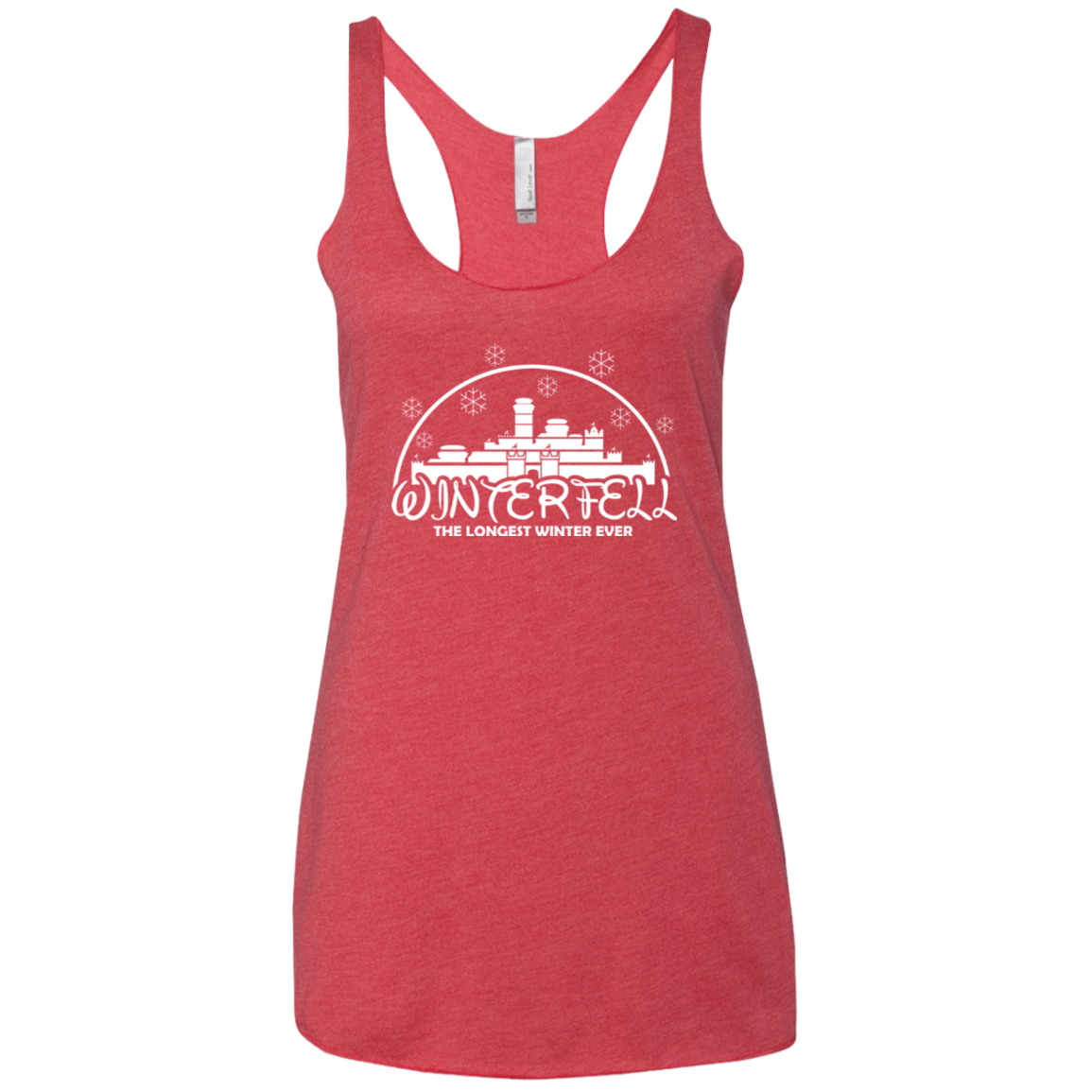 The longest winter Women's Triblend Racerback Tank