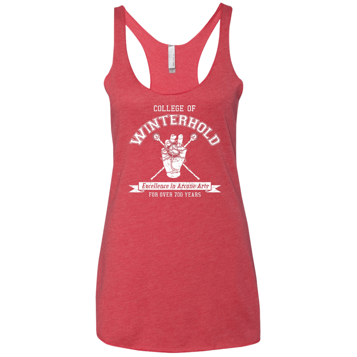 College of Winterhold Women's Triblend Racerback Tank