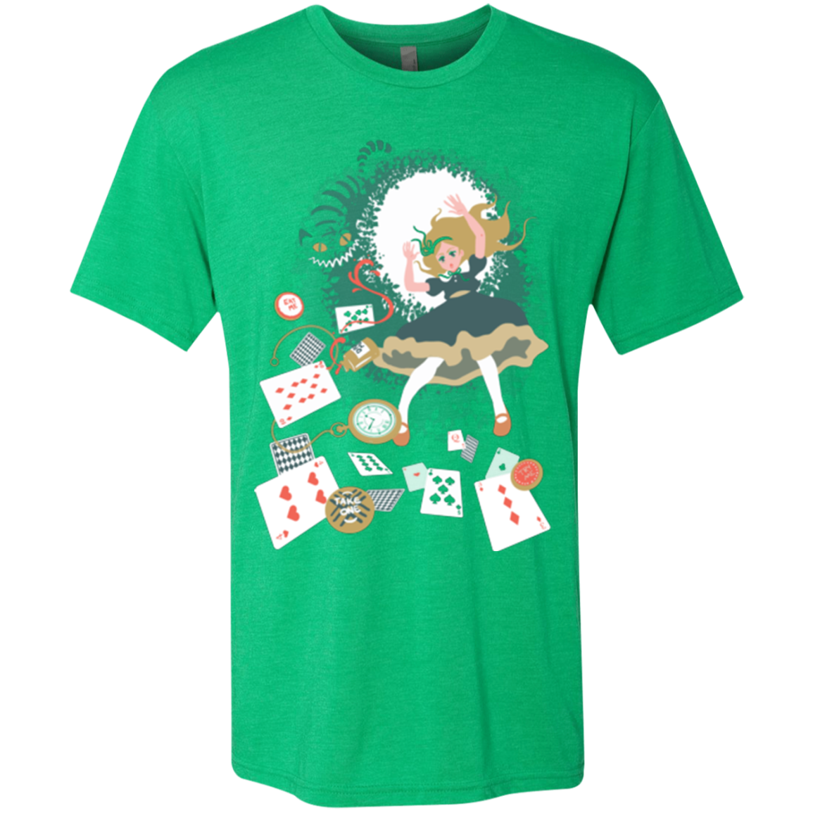 Down the rabbit hole Men's Triblend T-Shirt