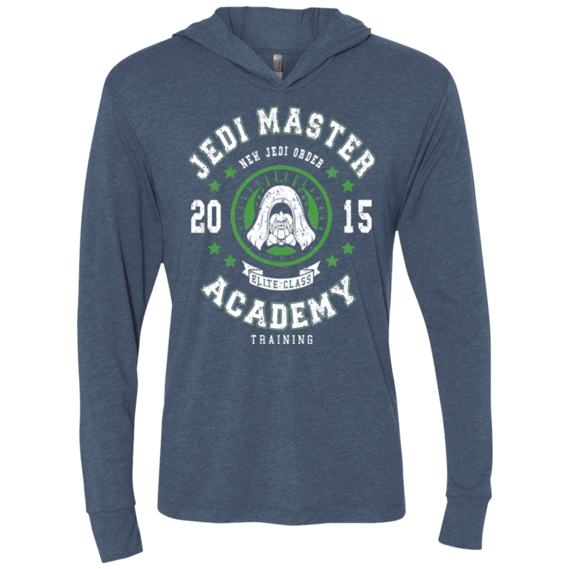 Jedi Master Academy 15 Triblend Long Sleeve Hoodie Tee