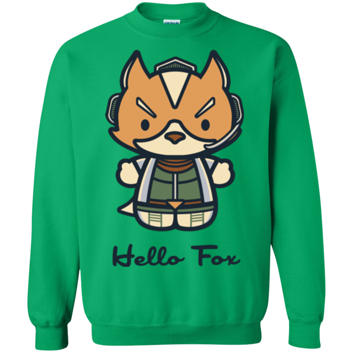 Hello Fox Crewneck Sweatshirt