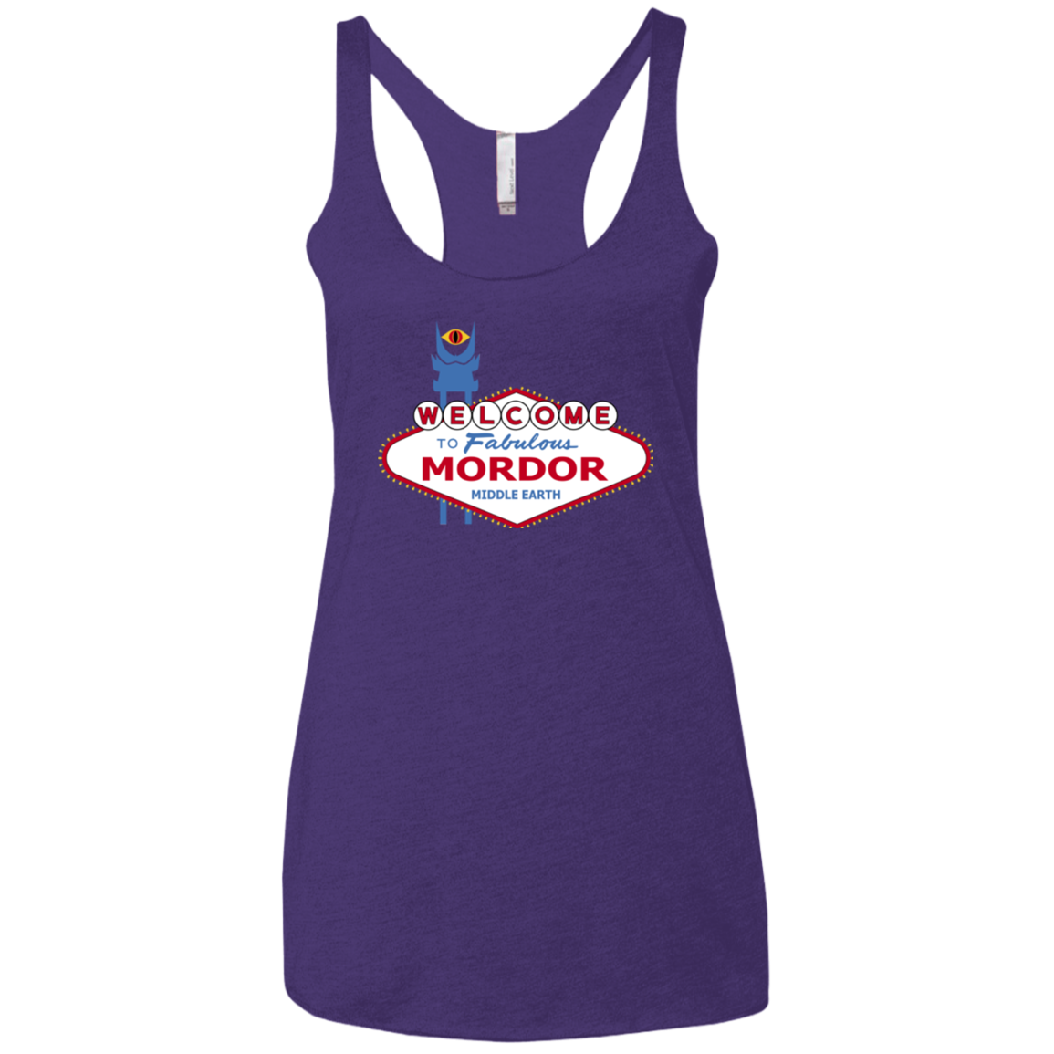 Viva Mordor Women's Triblend Racerback Tank