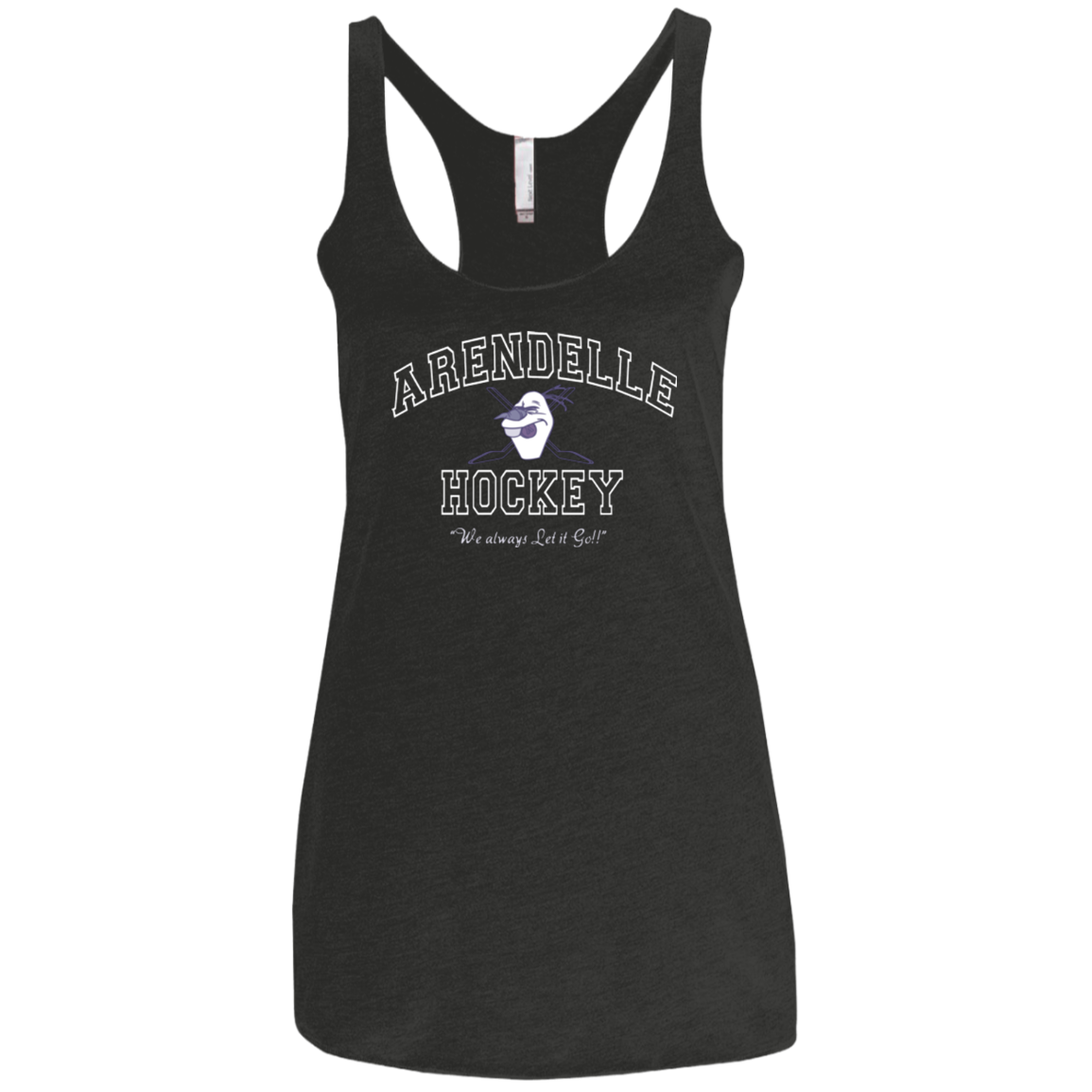 Arendelle University Women's Triblend Racerback Tank