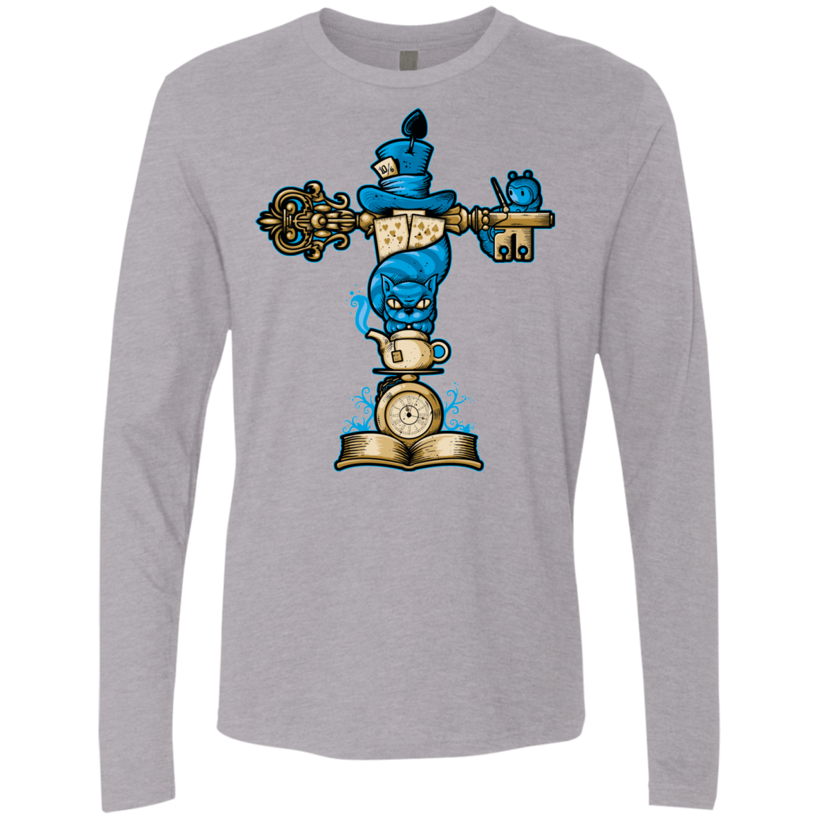Wonderland Totem Men's Premium Long Sleeve