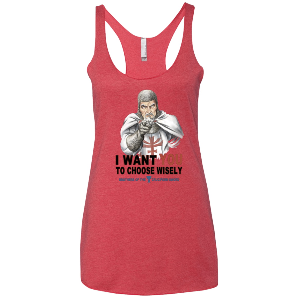 Choose Wisely Women's Triblend Racerback Tank
