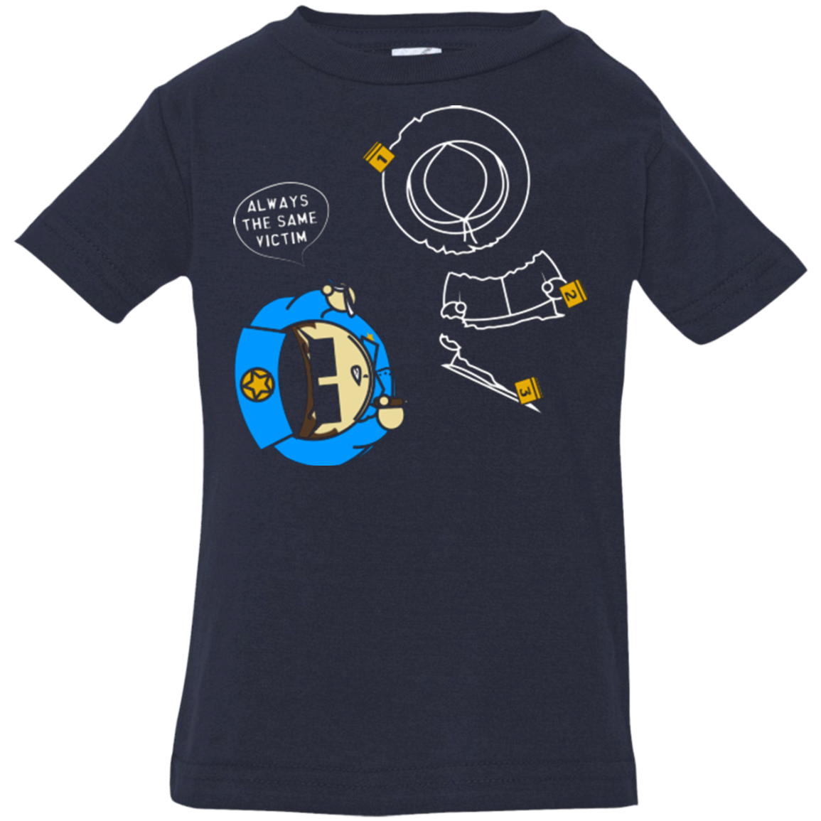 ALWAYS THE SAME VICTIM Infant Premium T-Shirt