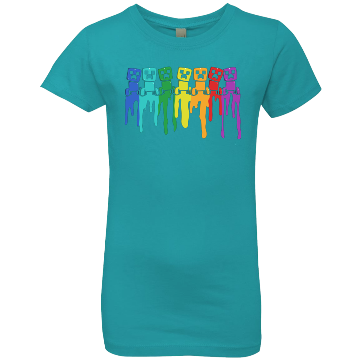 Rainbow Creeps Girls Premium T-Shirt