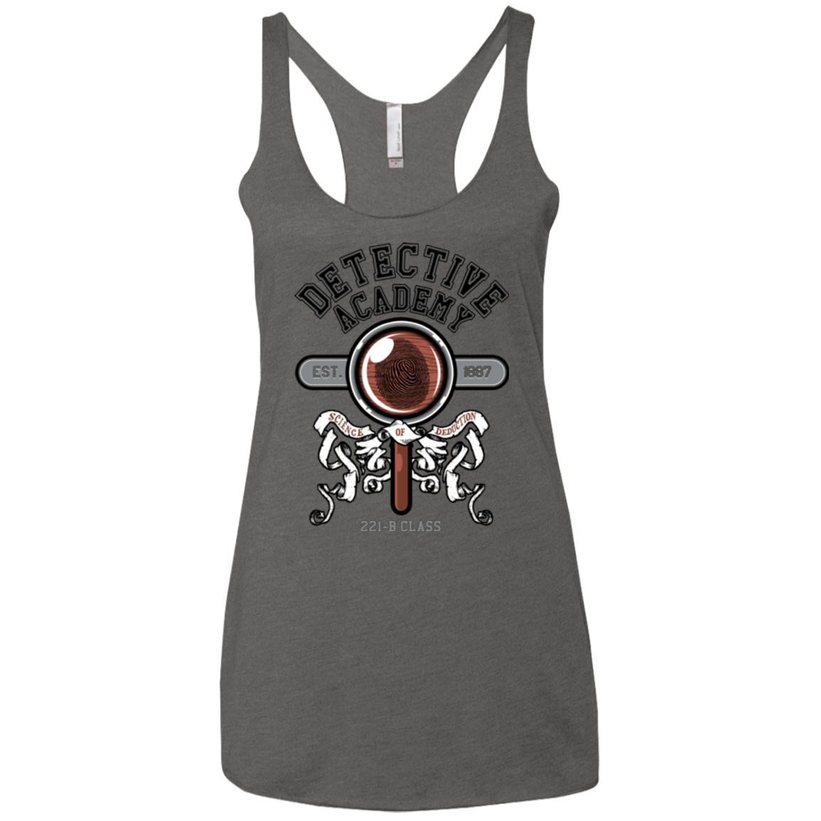 Detective Academy Women's Triblend Racerback Tank