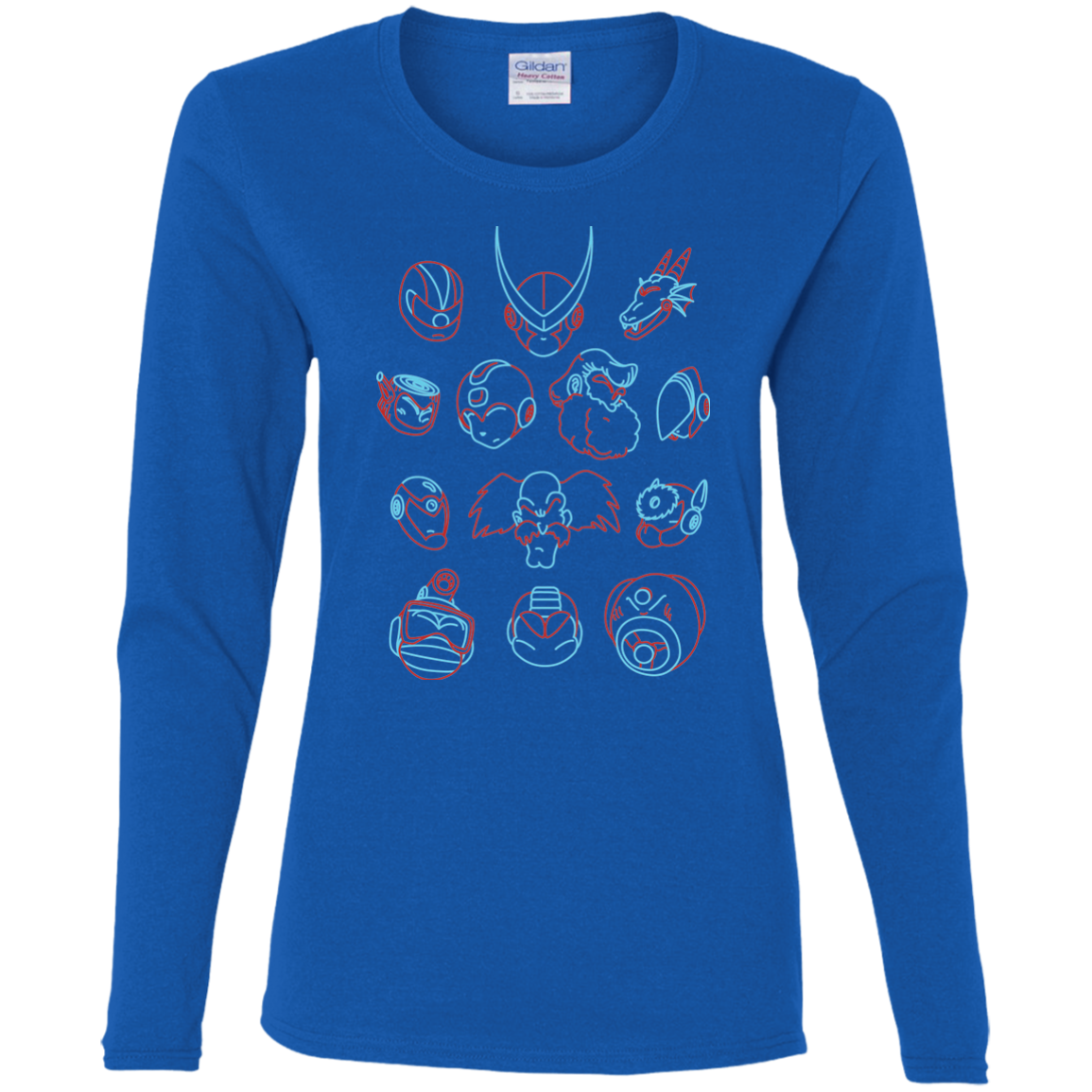 MEGA HEADS 2 Women's Long Sleeve T-Shirt