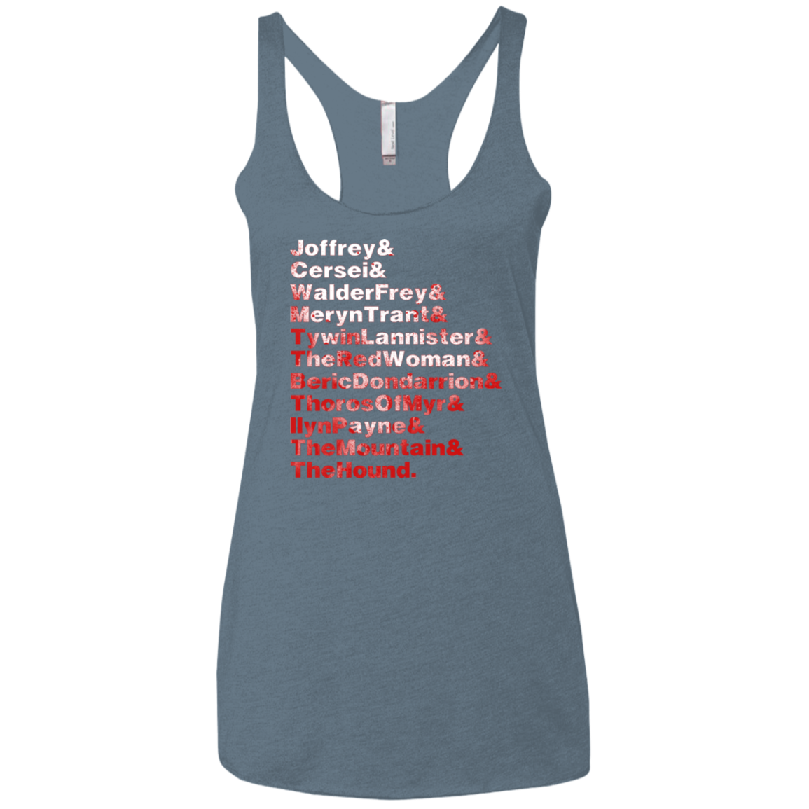 Aryas Kill List Women's Triblend Racerback Tank