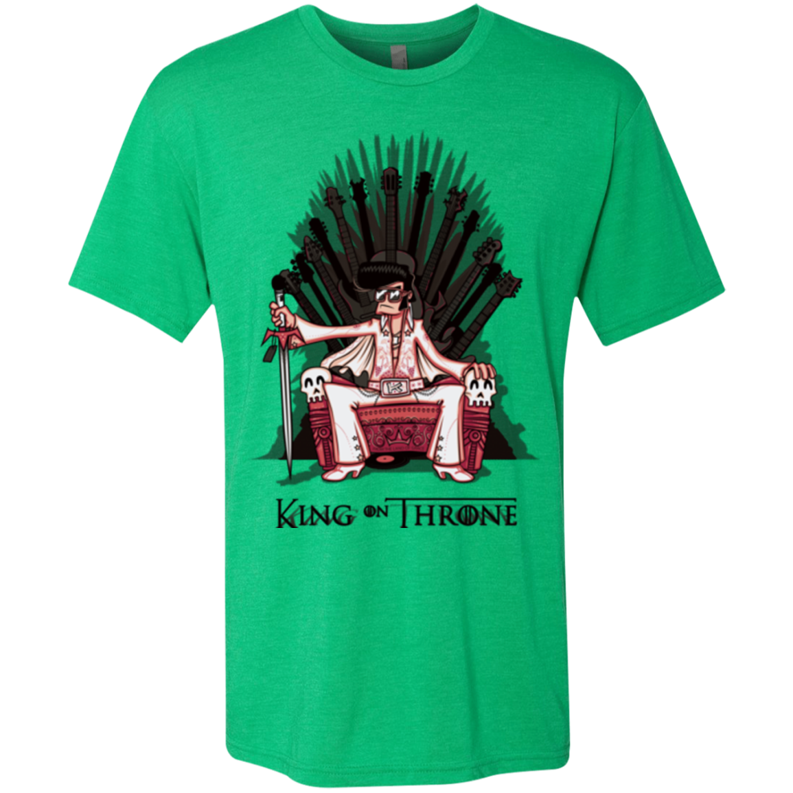 King on Throne Men's Triblend T-Shirt