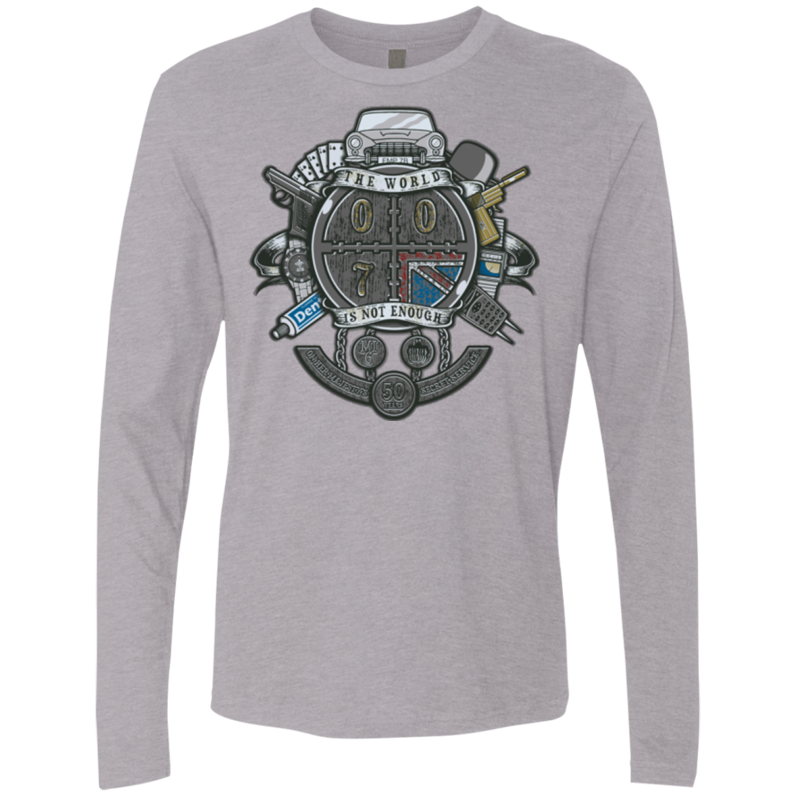 British Spy Crest Men's Premium Long Sleeve