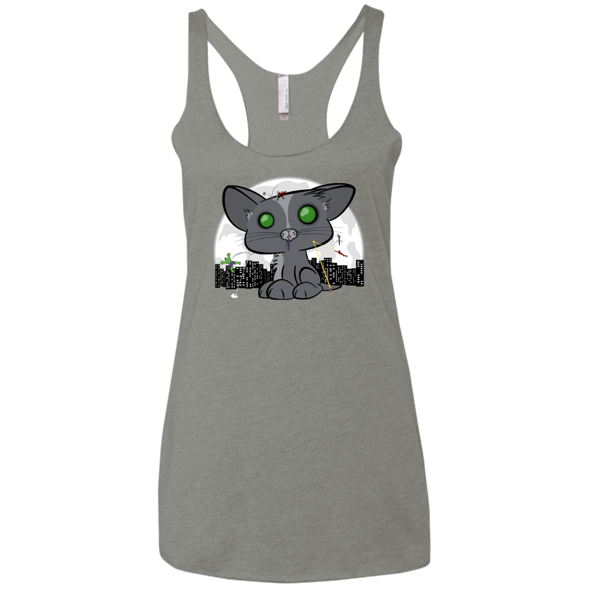 Felinity War Women's Triblend Racerback Tank