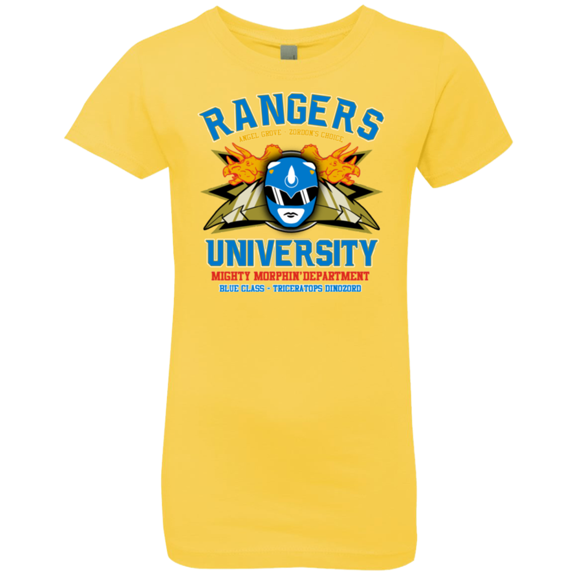 Rangers U Blue Ranger Girls Premium T-Shirt