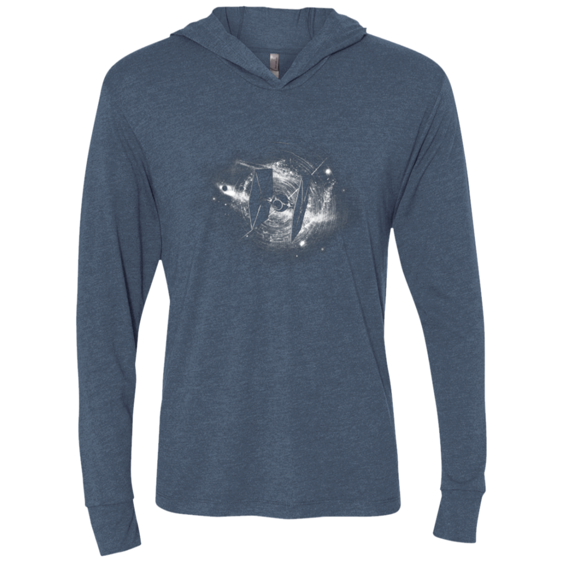 Fighter 2 Triblend Long Sleeve Hoodie Tee