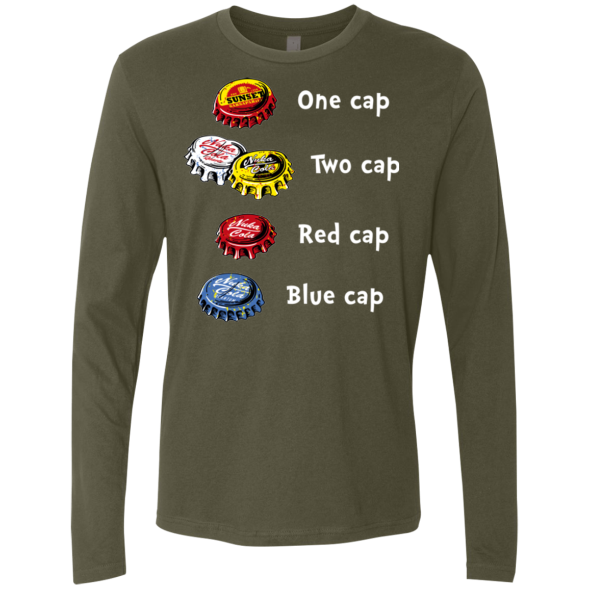 Bottle Caps Fever Men's Premium Long Sleeve