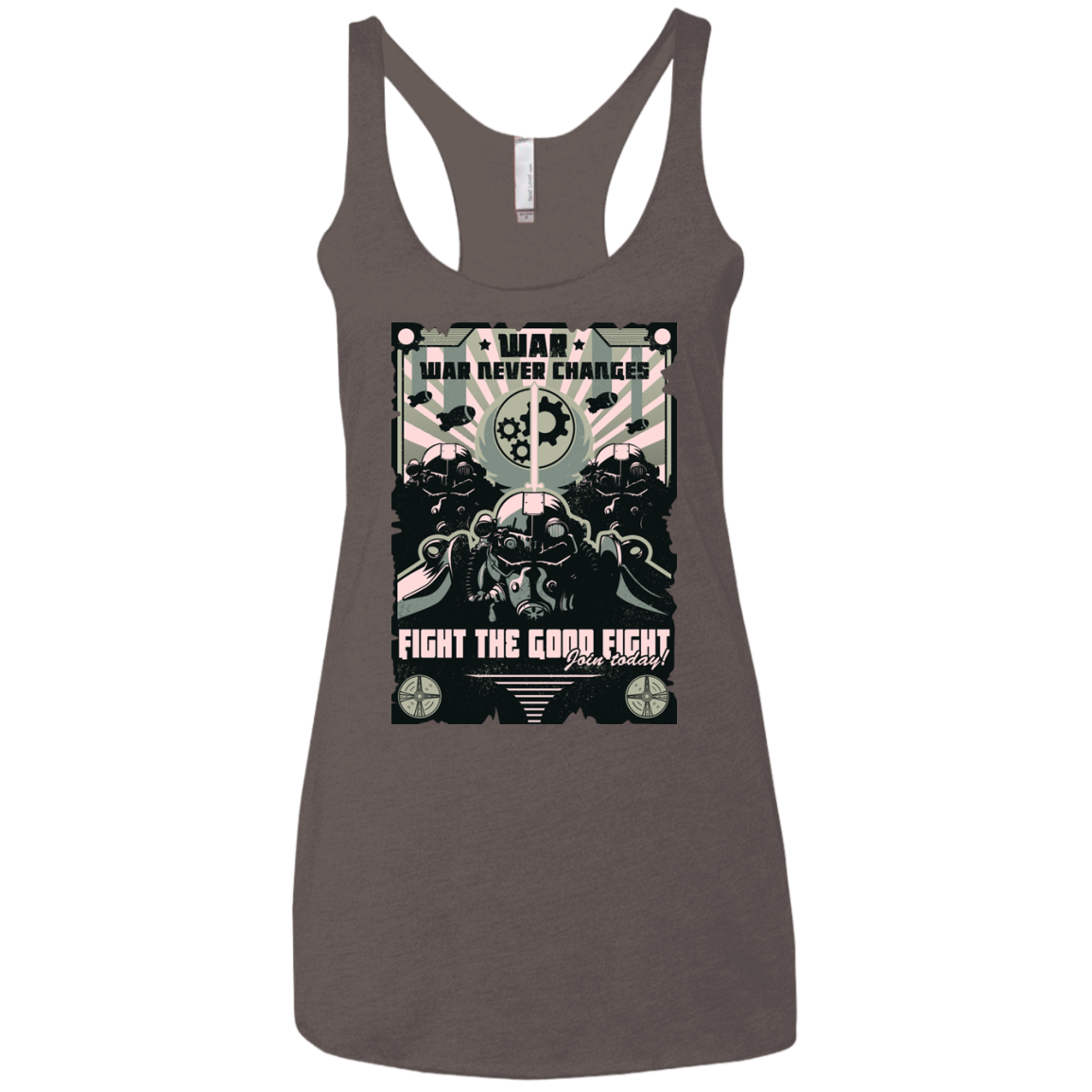 War Never Changes Women's Triblend Racerback Tank