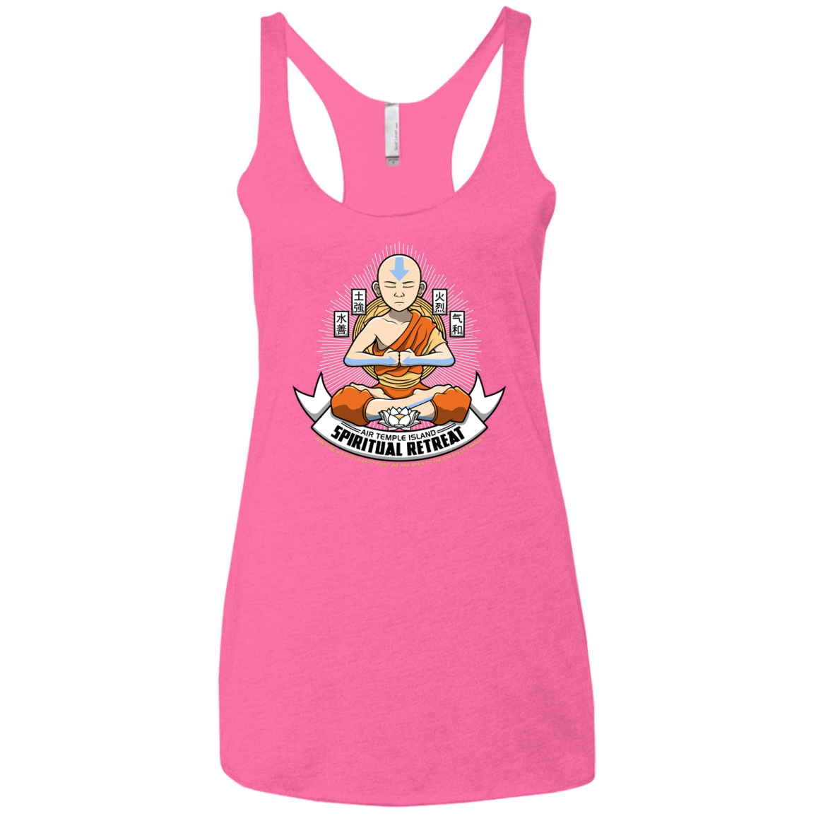 SPIRITUAL RETREATT Women's Triblend Racerback Tank