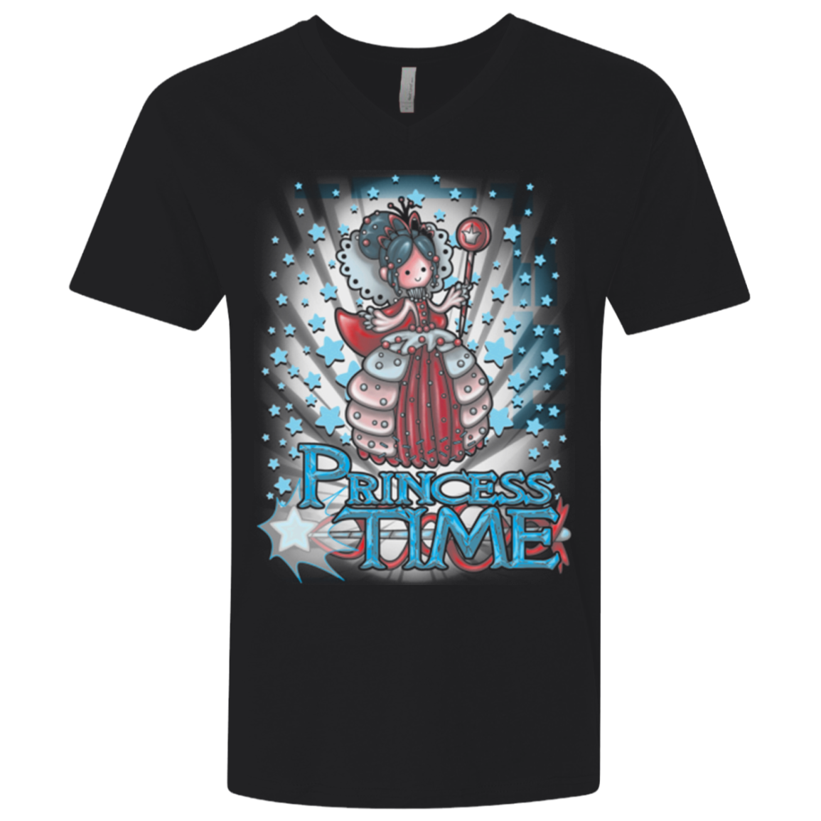 Princess Time Vanellope Men's Premium V-Neck