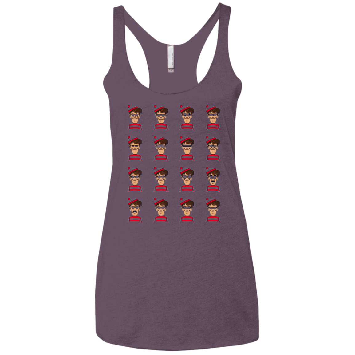 Find Him Women's Triblend Racerback Tank