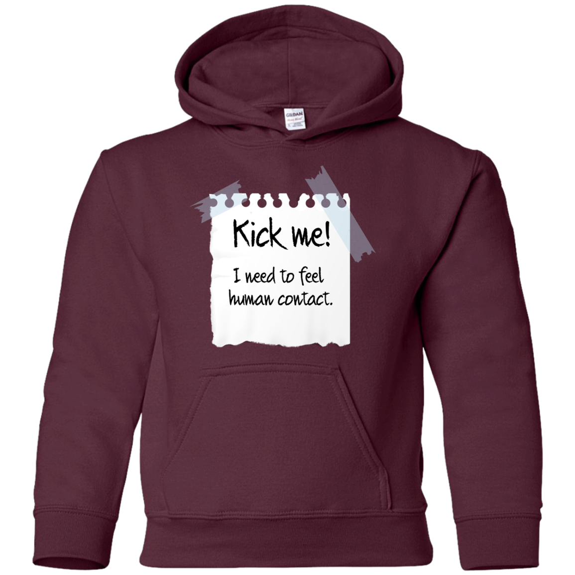 Kick Me Youth Hoodie