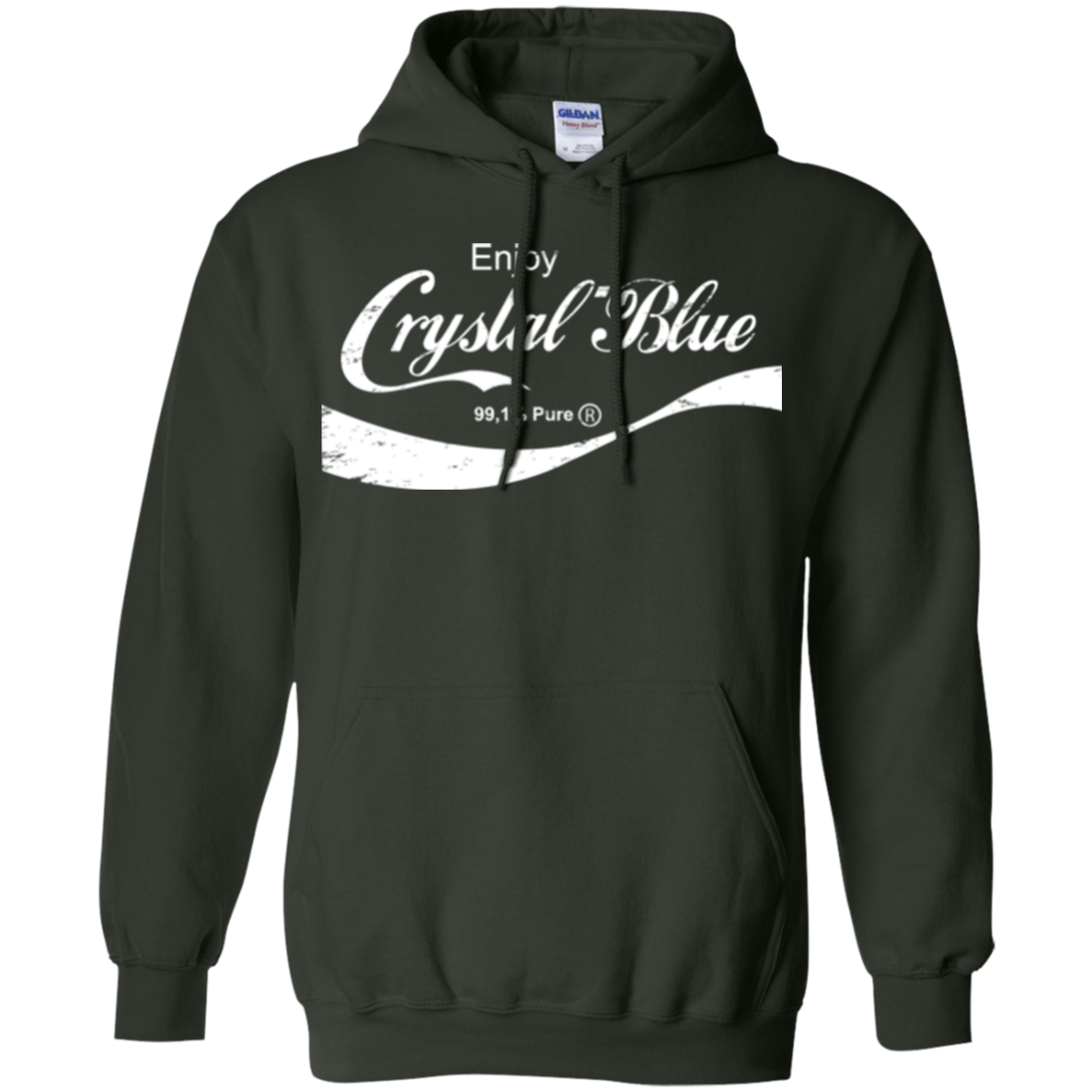 Crystal Blue Coke Pullover Hoodie