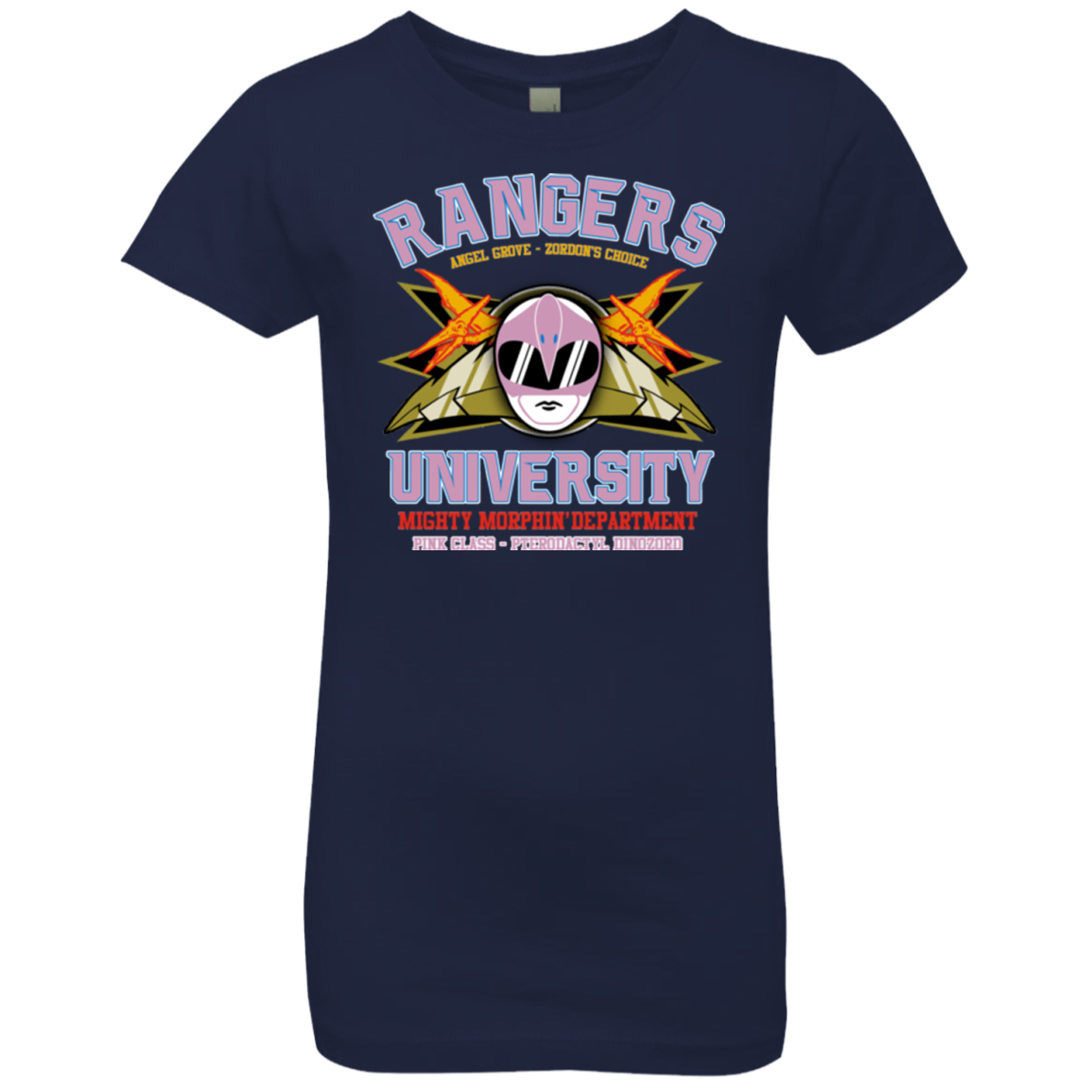 Rangers U Pink Ranger Girls Premium T-Shirt