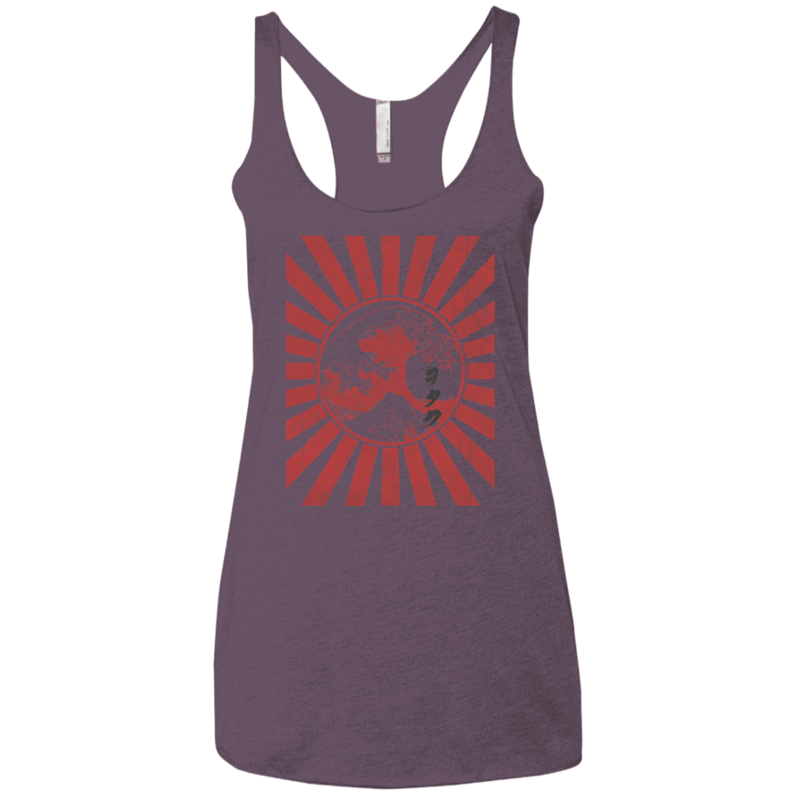 Otaku Flag Women's Triblend Racerback Tank
