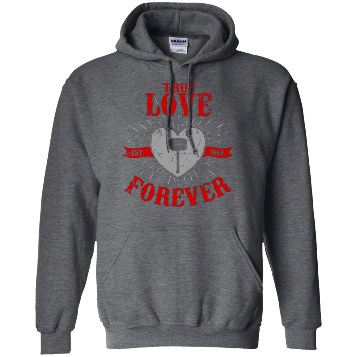True Love Forever God Thunder Pullover Hoodie