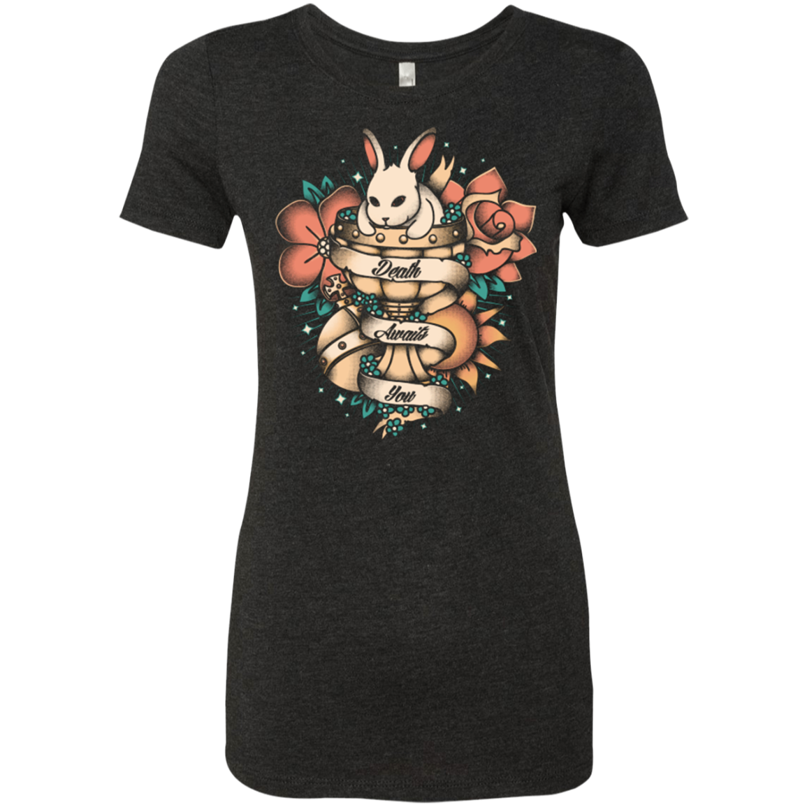 Death awaits you Women's Triblend T-Shirt