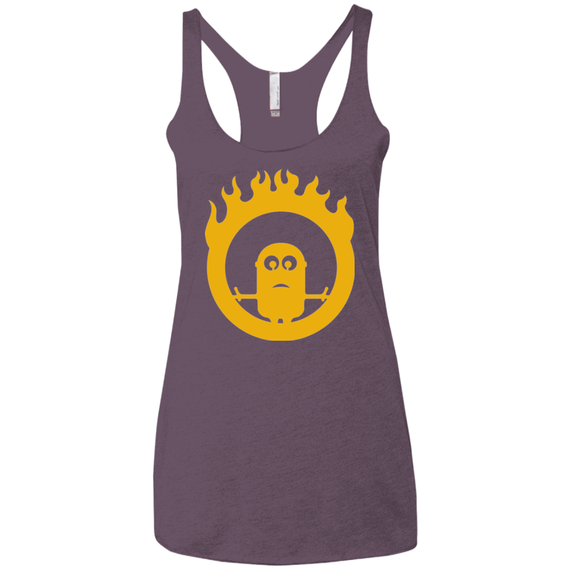 War Minions Women's Triblend Racerback Tank