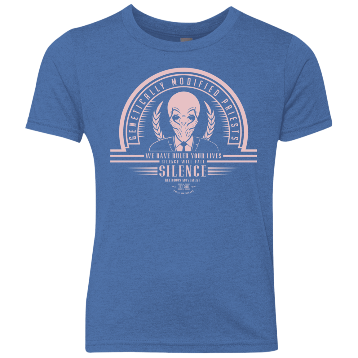 Who Villains Silence Youth Triblend T-Shirt