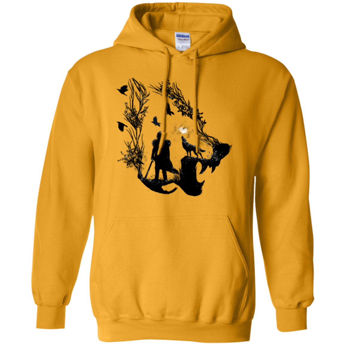 Lone wolf Pullover Hoodie