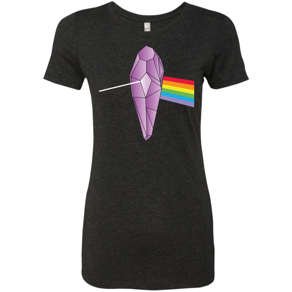 Darkside Of The Crystal Women's Triblend T-Shirt