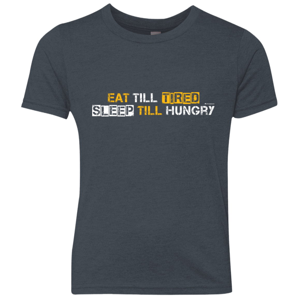 Food Sleep Loop Youth Triblend T-Shirt