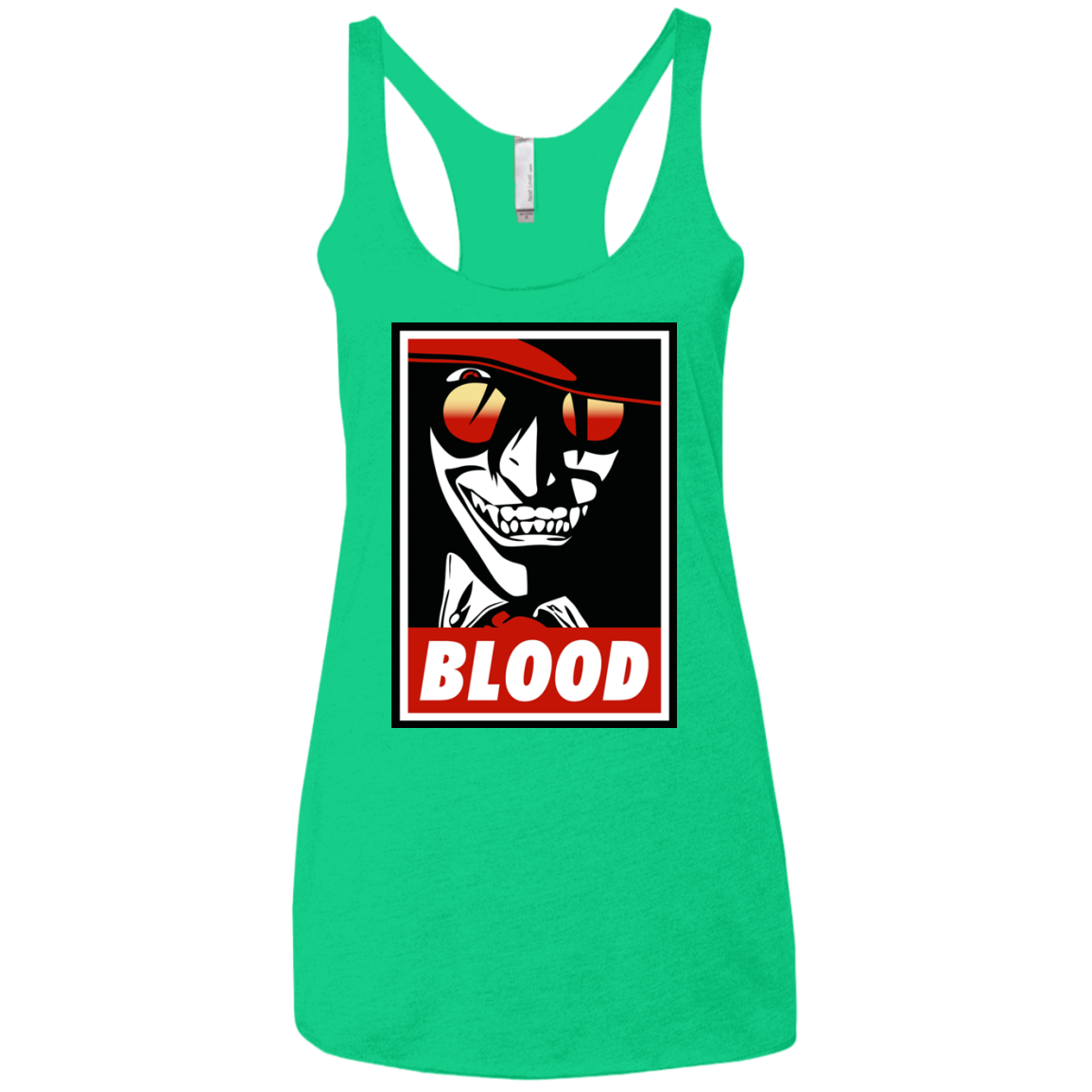 Blood Women's Triblend Racerback Tank