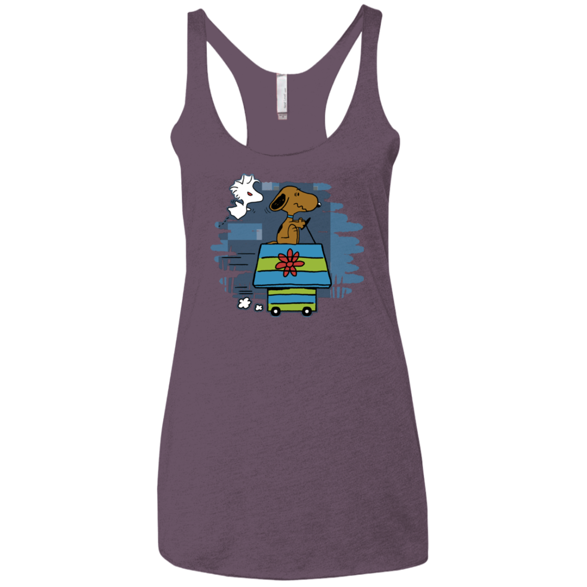 Snoopydoo Women's Triblend Racerback Tank