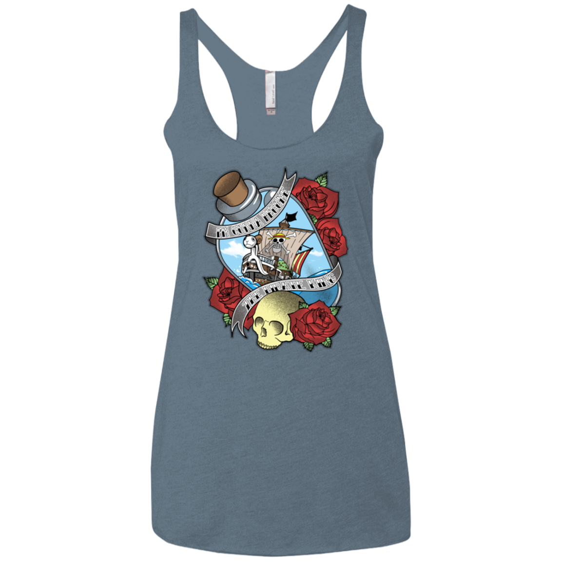 The Pirate King Women's Triblend Racerback Tank